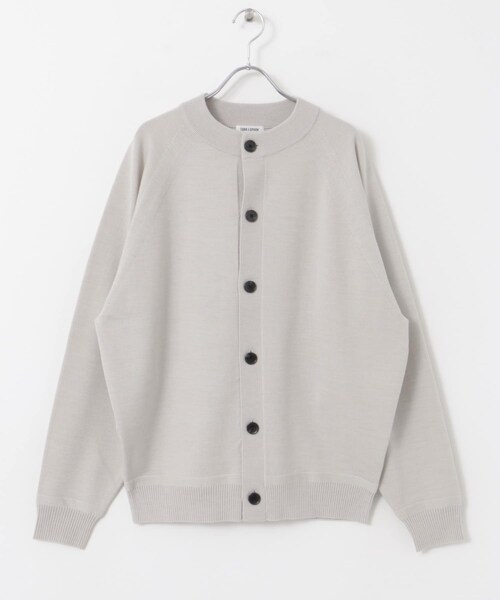 URBAN RESEARCH DOORS（アーバンリサーチドアーズ）の「FORK&SPOON　ウーステッドヤーンクルーネックカーディガン（カーディガン/ボレロ・メンズ・LIGHTGRAY/BLACK/RENGA・4/5）」の18枚目の写真