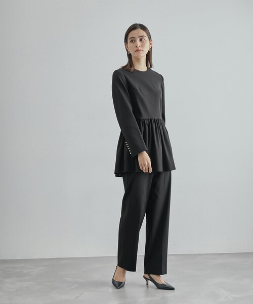 ROPE'（ロペ）の「【限定店舗・J'aDoRe限定】エレガンスティアードブラウス（シャツ/ブラウス・レディース・ブラック・38/36）」の18枚目の写真