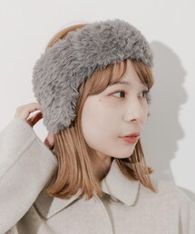SMELLY | ファーフラップヘアバンド(ヘアバンド)
