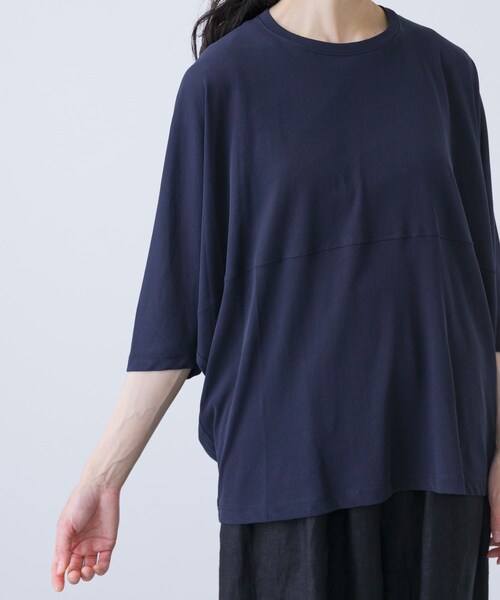 かぐれ（カグレ）の「1dozen　スピンドルTシャツ（Tシャツ/カットソー・レディース・Black/Navy・1）」の14枚目の写真