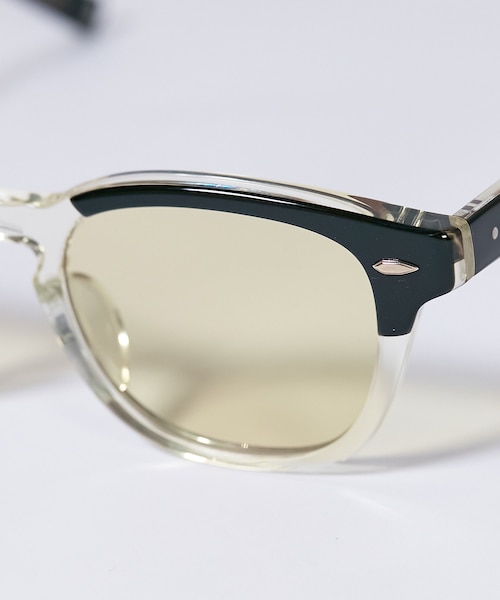 ADAM ET ROPE'(アダムエロペ)の「【EYEVAN】WEBB SQ 47(メガネ・メンズ・イエロー・F)」の6枚目の写真