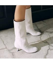 Mode et Jacomo | モード エ ジャコモ MODE ET JACOMO ラウンドトゥハーフブーツ (ブーツ)