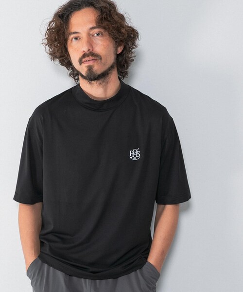 URBAN RESEARCH Sonny Label（アーバンリサーチサニーレーベル）の「OOPS　吸水速乾モックネックTシャツ（Tシャツ/カットソー・メンズ・WHITE/BLACK/WHITE 廃番/BLACK 廃番・M/L/XL/4）」の22枚目の写真