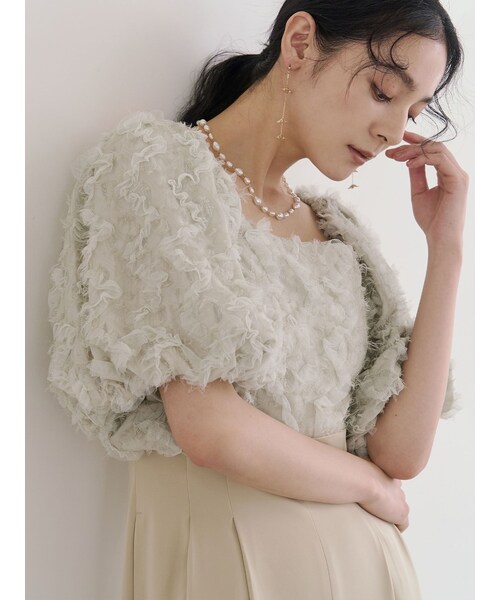 LAGUNAMOON（ラグナムーン）の「LADY2WAYショルダーパンツドレス（パンツドレス・レディース・ブラック/ミントグリーン・S/M）」の4枚目の写真