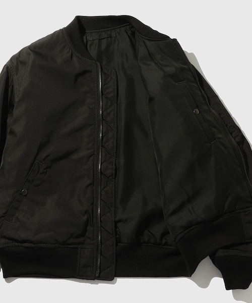ADAM ET ROPE'（アダムエロペ）の「【MARKAWARE/マーカウェア】SILK HEAVY TWILL MA-1（MA-1・メンズ・ブラック・1/2）」の10枚目の写真