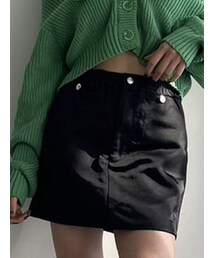 EMODA | ハングサスペンダーミニスカート(スカート)