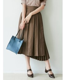 dazzlin | ダブルボタンイレリブプリーツスカート(スカート)