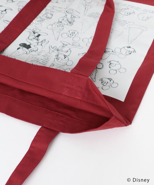 URBAN RESEARCH（アーバンリサーチ）の「別注/Disney/トートバッグ（トートバッグ・レディース・RED/NAVY/YELLOW/PINK/BLACK-1/BLACK-2・Free）」の9枚目の写真