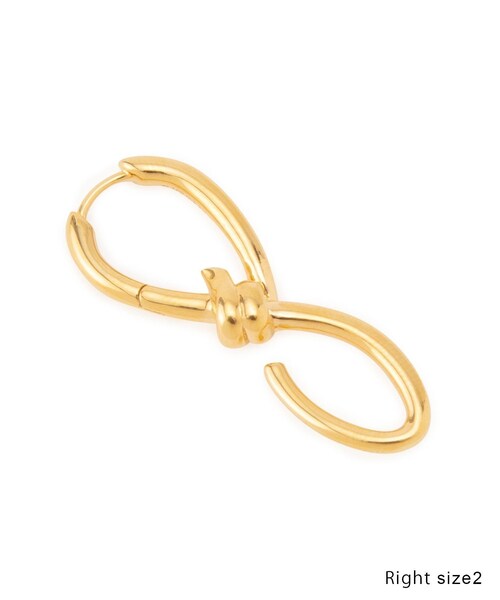 ADAM ET ROPE'（アダムエロペ）の「【公式サイト限定】【MARIA BLACK】Pirro Earring Gold HP（ピアス（片耳用）・レディース・ゴールド・1/2）」の22枚目の写真