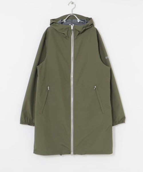 THE GOODLAND MARKET（ザグッドランドマーケット）の「AIGLE　透湿防水 レインパック フーデッドコート（テーラードジャケット・レディース・AVOCAT/GRENAT/MARAIS/NOIR/LILAS・M/L）」の2枚目の写真