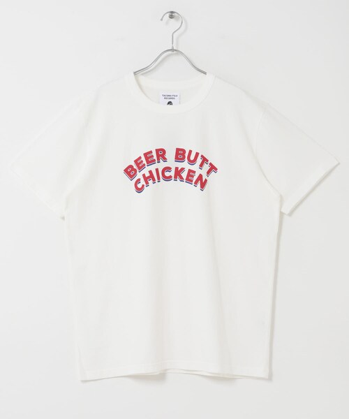 EKAL(エカル)の「TACOMA FUJI RECORDS BEER BUT CHICKEN T-SHIRTS(Tシャツ/カットソー・メンズ・WHITE/OATMEAL・M/L/XL)」の6枚目の写真