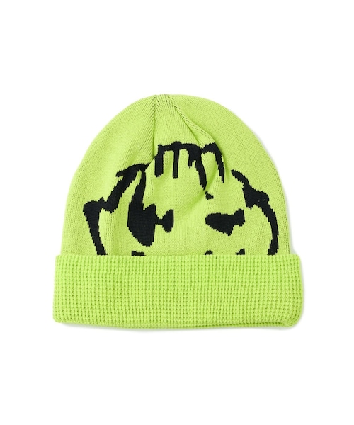 ADAM ET ROPE'(アダムエロペ)の「【DANCER】MASK BEANIE(ニットキャップ/ビーニー・レディース・ブラック/キミドリ/ネイビー・F)」の9枚目の写真