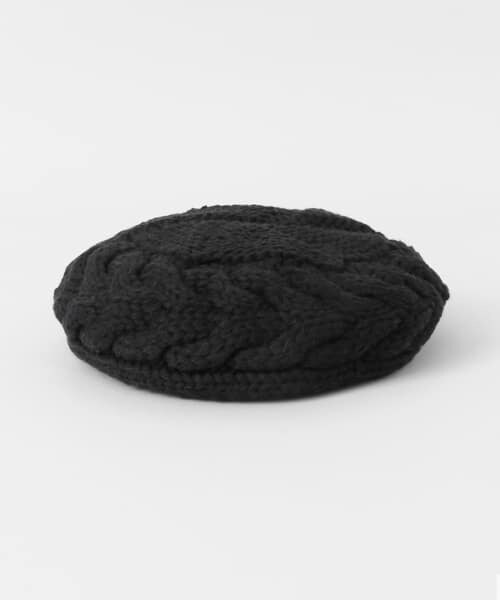 URBAN RESEARCH DOORS（アーバンリサーチドアーズ）の「ニットベレー∴（ハンチング/ベレー帽・レディース・TOPGRAY/OFFWHITE/CAMEL/BLACK・one）」の2枚目の写真