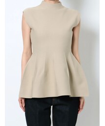 LAGUNAMOON | ペプラムフォルムニットプルオーバー(ニット/セーター)