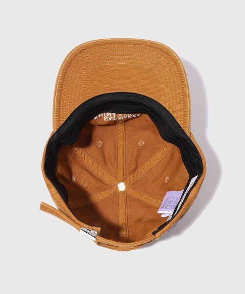 ADAM ET ROPE'(アダムエロペ)の「【KIJIMA TAKAYUKI/キジマ タカユキ】DUCK SULFER DYED 6PANEL CAP(キャップ・メンズ・ブラック/ブラウン・F)」の13枚目の写真
