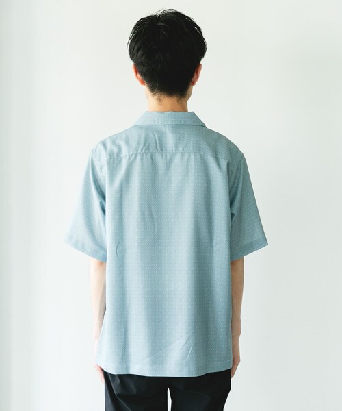 URBAN RESEARCH DOORS(アーバンリサーチドアーズ)の「セオアルファアプリントオープンカラーシャツ(シャツ/ブラウス・メンズ・CHARCOAL/BLUE・M/L)」の22枚目の写真