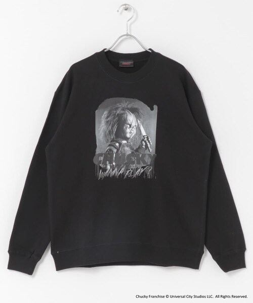 ITEMS URBANRESEARCH（アイテムズ アーバンリサーチ）の「『別注』UNIVERSAL MOVIEスウェット（スウェット・メンズ・CHUCKY WHT/CHUCKY BLK/PSYCHO WHT/PSYCHO BLK/ET WHT/ET BLK/JAWS WH/JAWS BLK・M/L）」の17枚目の写真