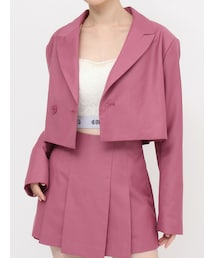 EVRIS | ショートレングスジャケット【セットアップ着用可能】(テーラードジャケット)