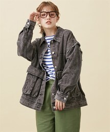 Le temps riche | ２ＷＡＹケミカルデニムジャケット＜Letempsriche＞(デニムジャケット)
