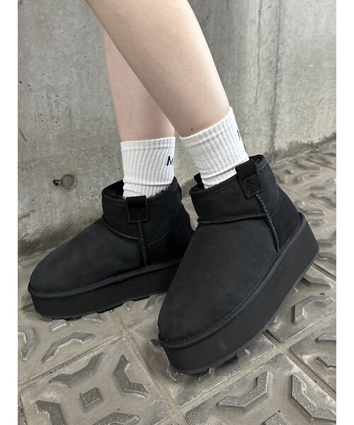 MURUA（ムルーア）の「【EMU Australia】Foy Flatform（その他シューズ・レディース・ブラック/キャメル/グレー・23/24/25）」の10枚目の写真