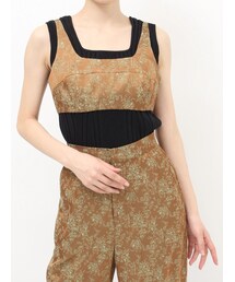 MURUA | ジャカードバックベルトビスチェ(その他トップス)