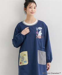nissen | ＜大きいサイズ＞【ムーミン】プリントかっぽう着(エプロン)