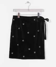 URBAN RESEARCH | ベロア刺繍ラップスカート(スカート)