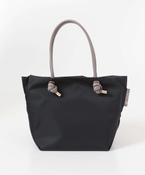 URBAN RESEARCH ROSSO（アーバンリサーチロッソ）の「『一部別注カラー』VIOLA d’ORO　BIANCA M（トートバッグ・レディース・BLKBLK/TAUPEBLK/BLKTAUPE/別注BRNNVY・M）」の6枚目の写真