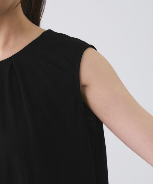 Jayro（ジャイロ）の「リネンライクカノコワンピース（ワンピース・レディース・ブラック/カーキ/ブルー系・M）」の20枚目の写真