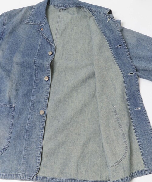 URBAN RESEARCH（アーバンリサーチ）の「ULTERIOR　DENIM COVERALL（カバーオール・メンズ・FADED BLUE・4/5）」の6枚目の写真