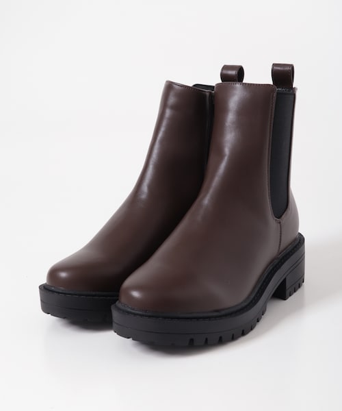 URBAN RESEARCH DOORS（アーバンリサーチドアーズ）の「トラックソールブーツ（ブーツ・レディース・BROWN/BLACK・36/37/38）」の18枚目の写真