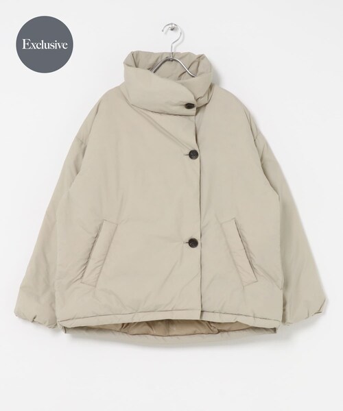 URBAN RESEARCH DOORS（アーバンリサーチドアーズ）の「『別注』NANGA×DOORS　STANDCOLLAR DOWN JACKET（その他アウター・レディース・BORDEAUX/MOCHA/BLACK・One）」の2枚目の写真