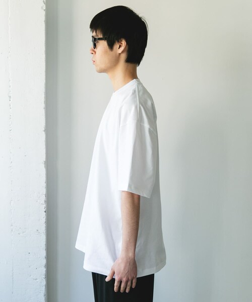 URBAN RESEARCH DOORS（アーバンリサーチドアーズ）の「『別注』HANES×DOORS　BEEFY-T DOORS FIT SHORT-SLEEVE（Tシャツ/カットソー・メンズ・ホワイト/ブラック/アッシュグレー/ブラウン/インディゴ/ネイビー・M/L/XL/XXL/XXXL）」の17枚目の写真
