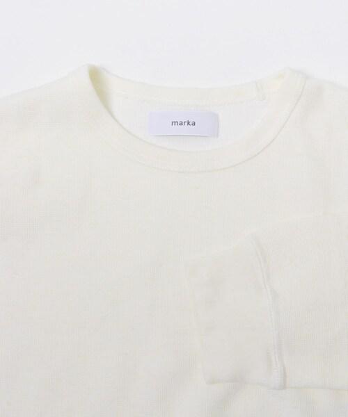 URBAN RESEARCH DOORS（アーバンリサーチドアーズ）の「marka　CREW NECK LONG-SLEEVE T-SHIRTS（Tシャツ/カットソー・メンズ・WHITE/CHARCOAL/BLACK・2/3）」の6枚目の写真