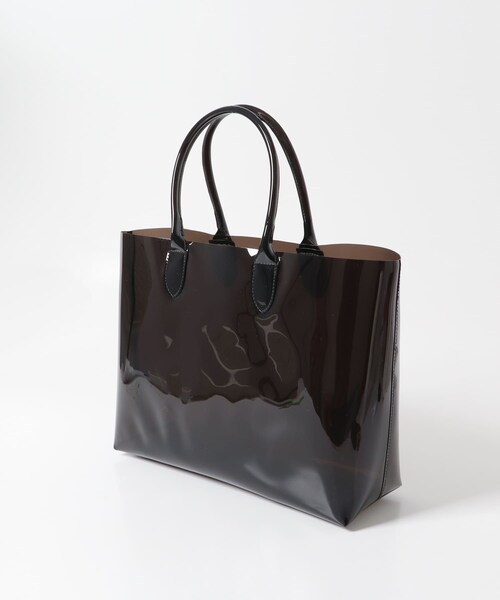 KBF（ケイビーエフ）の「クリアトートBAG（トートバッグ・レディース・BROWN/BLACK・one）」の12枚目の写真