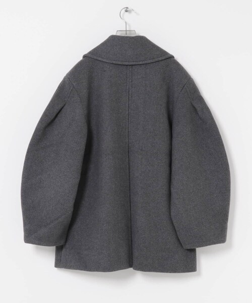 URBAN RESEARCH(アーバンリサーチ)の「GANNI Peacoat Wool Midi Coat(その他アウター・レディース・Pewter・36)」の6枚目の写真