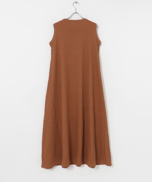 THE GOODLAND MARKET（ザグッドランドマーケット）の「SEAGREEN　BIG WAFFLE ONE PIECE（ワンピース・レディース・GREEN/BROWN/CREAM/ROYAL・1/2）」の11枚目の写真