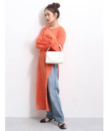 Ungrid | メッシュスリットワンピース(ワンピース)