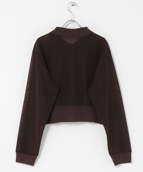 KBF(ケイビーエフ)の「シアーシャツカーディガン(シャツ/ブラウス・レディース・BLACK/BROWN・One)」の20枚目の写真