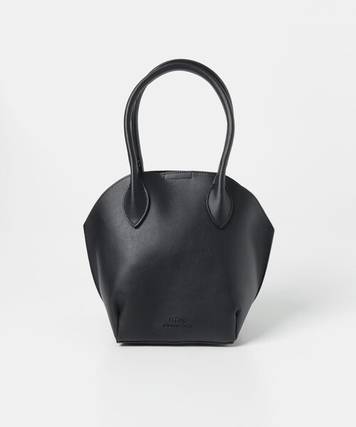 ITEMS URBANRESEARCH（アイテムズ アーバンリサーチ）の「ラウンドハンドバッグ（ハンドバッグ・レディース・BLK/BEG・-）」の5枚目の写真