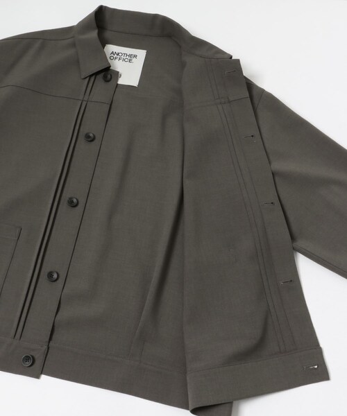 URBAN RESEARCH（アーバンリサーチ）の「ANOTHER OFFICE　Habana Trucker Jacket（テーラードジャケット・メンズ・Alloy-Gray・1/2/3）」の22枚目の写真