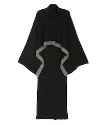 ELENDEEK | LINE PONCHO SET KNIT OP(ワンピース)