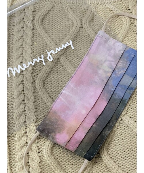 merry jenny（メリージェニー）の「nuanceプリーツマスク（マスク・レディース・ピンク/グリーン/ラベンダー・F）」の7枚目の写真