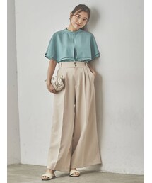 COTORICA | ハイウエストワイドパンツ(その他パンツ)