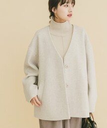 ITEMS URBANRESEARCH | ノーカラーコクーンジャケット(ノーカラージャケット)