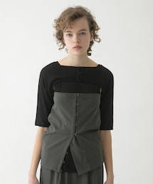 LAATO | mix layered tee(Tシャツ/カットソー)