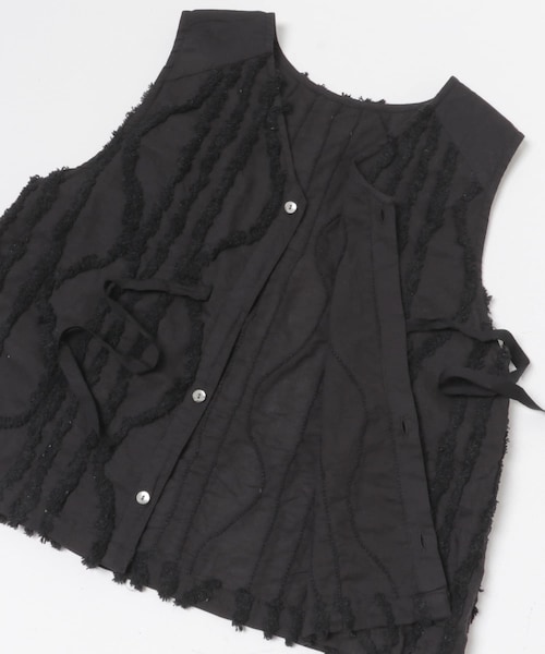 URBAN RESEARCH DOORS（アーバンリサーチドアーズ）の「ARCHI　FUZZ JQ SLEEVE-LESS TOP（その他トップス・レディース・MIX/BLACK・S）」の11枚目の写真