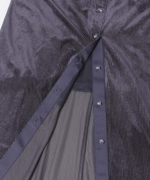 URBAN RESEARCH ROSSO（アーバンリサーチロッソ）の「シアーベロアスクエアネックワンピース（ワンピース・レディース・BROWN/NAVY・36/38）」の9枚目の写真