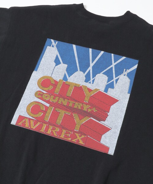 URBAN RESEARCH(アーバンリサーチ)の「CITY COUNTRY CITY CCC×AVIREX SWEAT SHIRT(スウェット・メンズ・BLACK/GRAY・L/XL)」の8枚目の写真