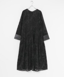 URBAN RESEARCH ROSSO WOMEN | フロッキープリントティアードワンピース(ワンピース)